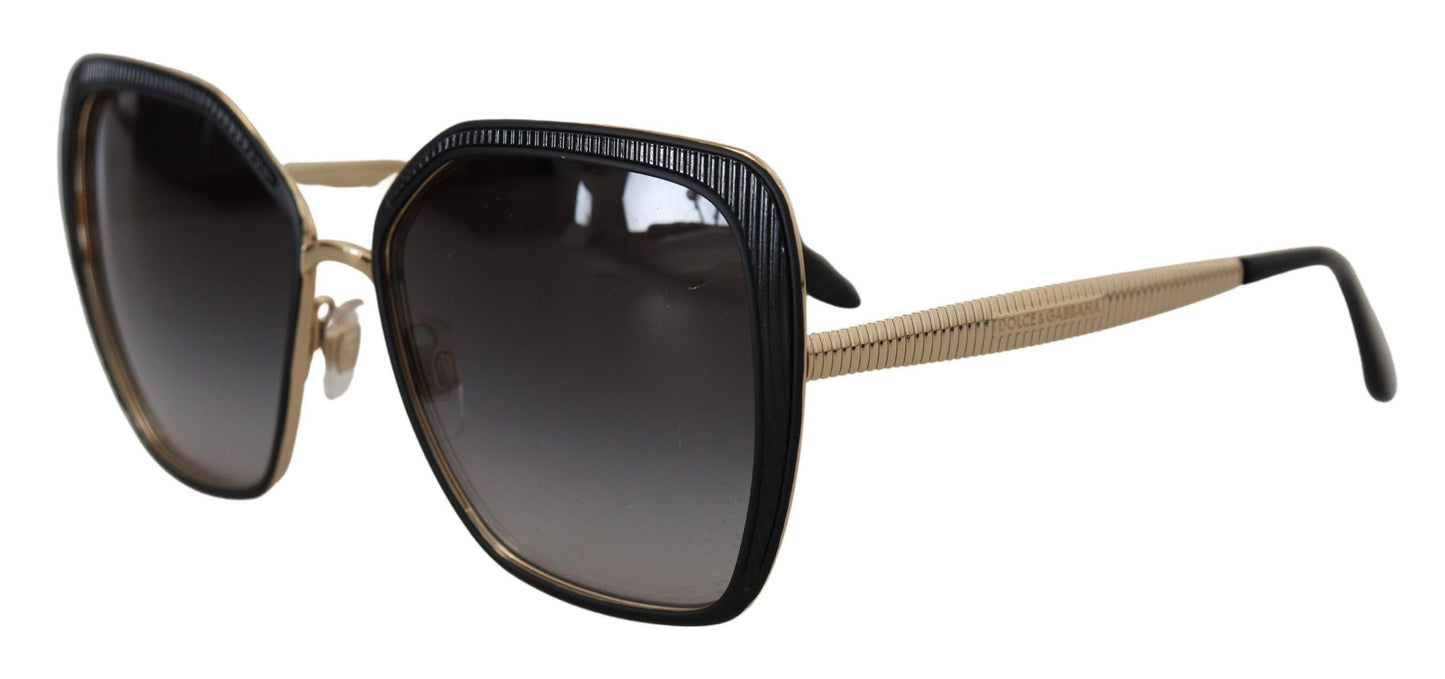 Dolce & Gabbana Elegant Oversize Gradient Sunglasses