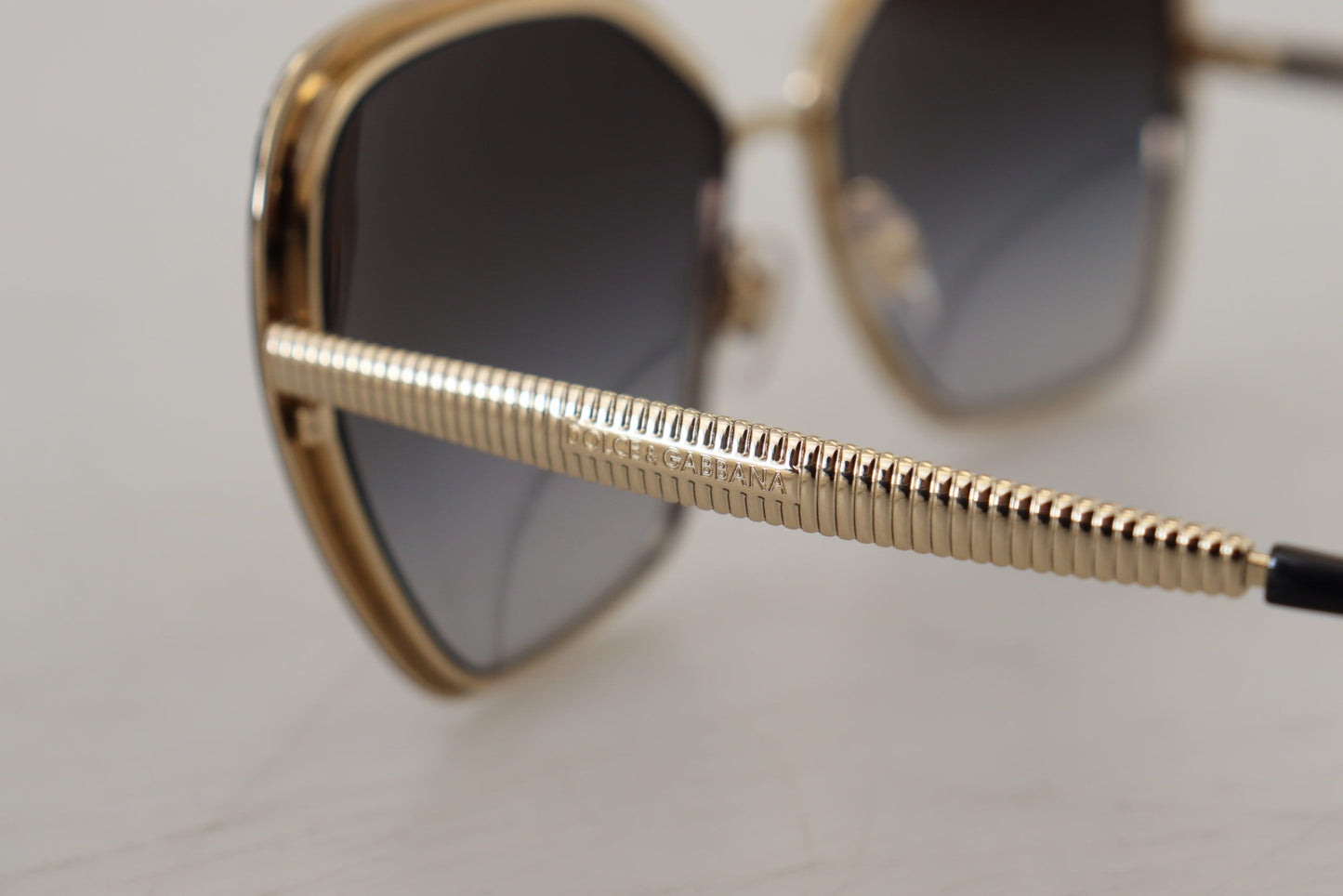 Dolce & Gabbana Elegant Oversize Gradient Sunglasses