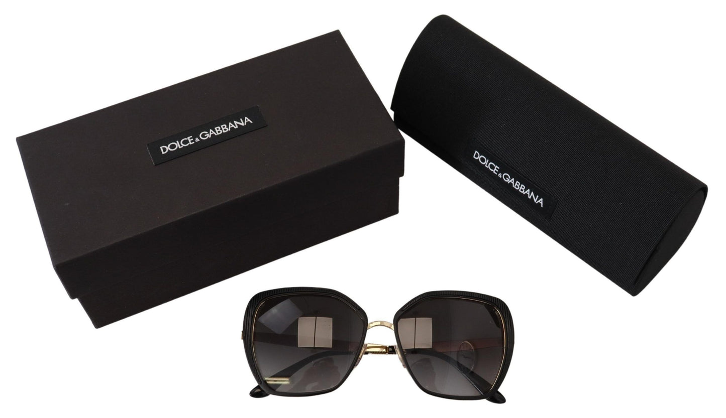 Dolce & Gabbana Elegant Oversize Gradient Sunglasses