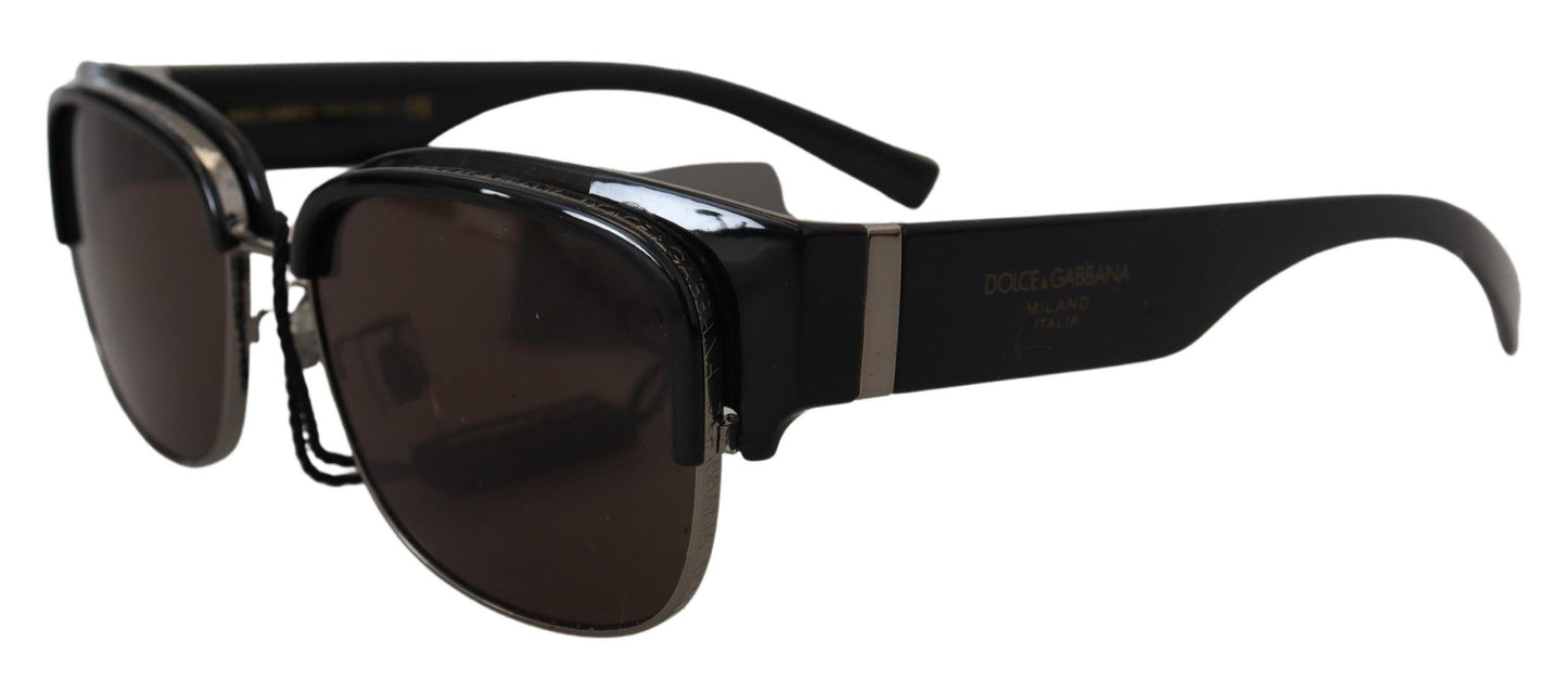 Dolce & Gabbana Elegant Square Black Sunglasses for Women