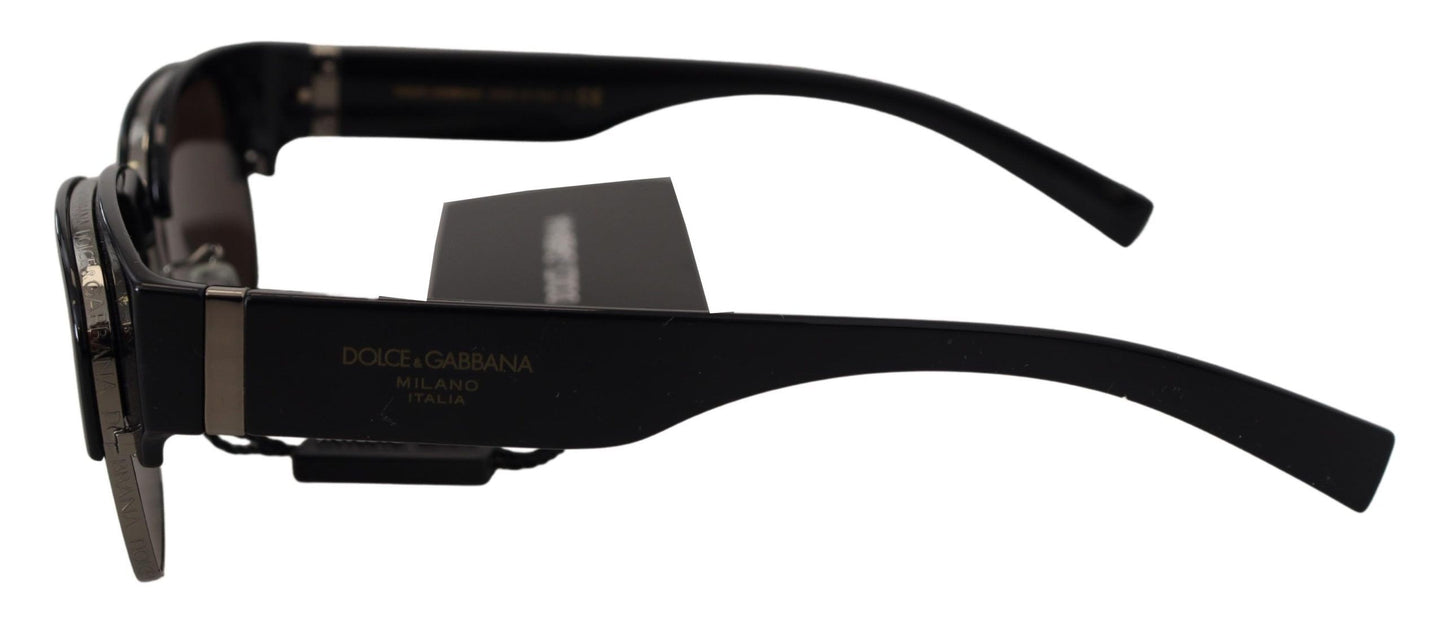 Dolce & Gabbana Elegant Square Black Sunglasses for Women