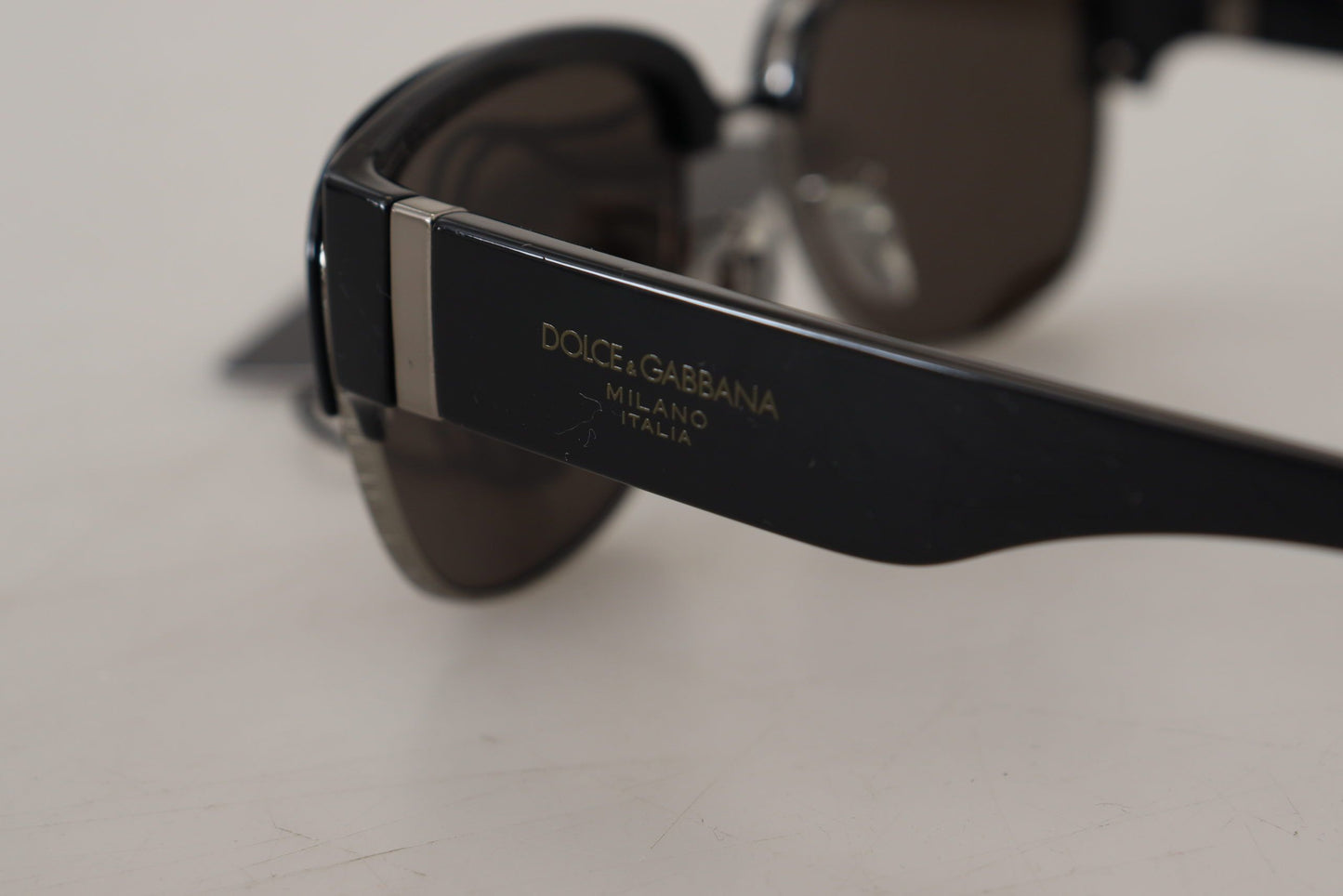 Dolce & Gabbana Elegant Square Black Sunglasses for Women