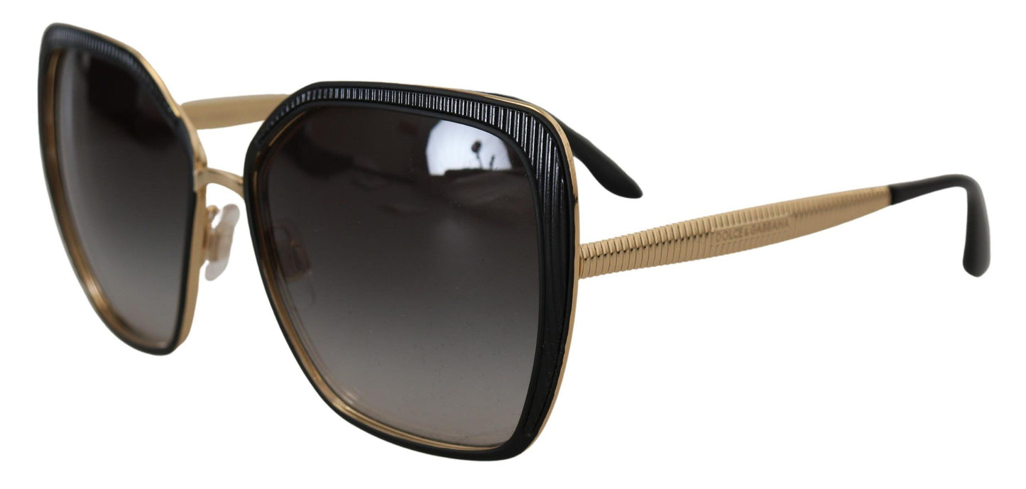 Dolce & Gabbana Elegant Oversized Gradient Sunglasses