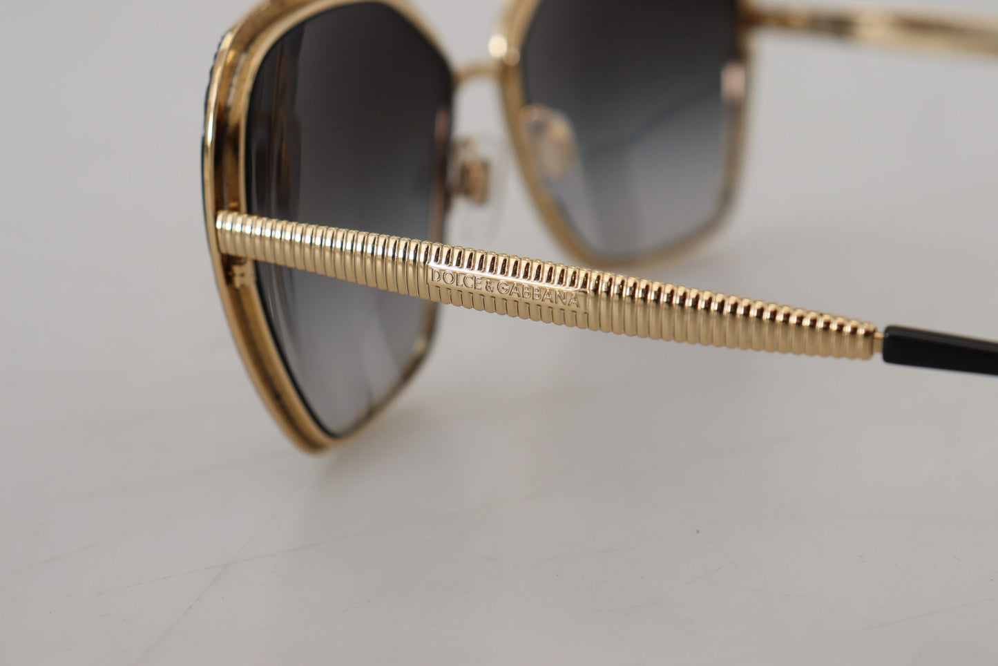 Dolce & Gabbana Elegant Oversized Gradient Sunglasses