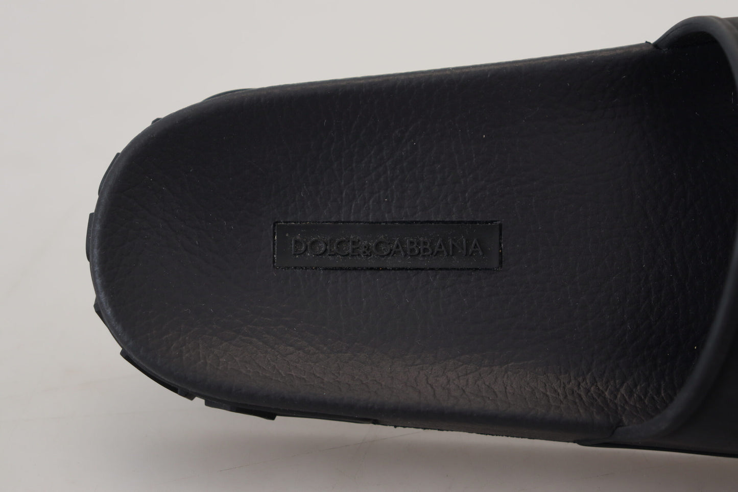 Dolce & Gabbana Elegant Black Slide Sandals