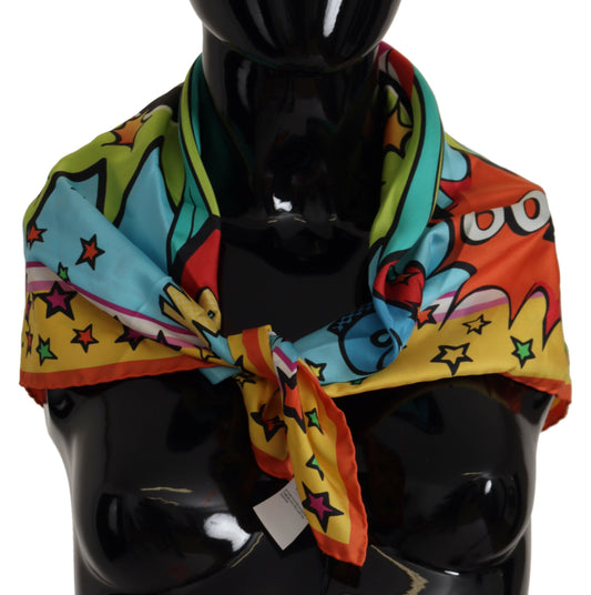 Dolce & Gabbana Elegant Silk Square Scarf Multicolor