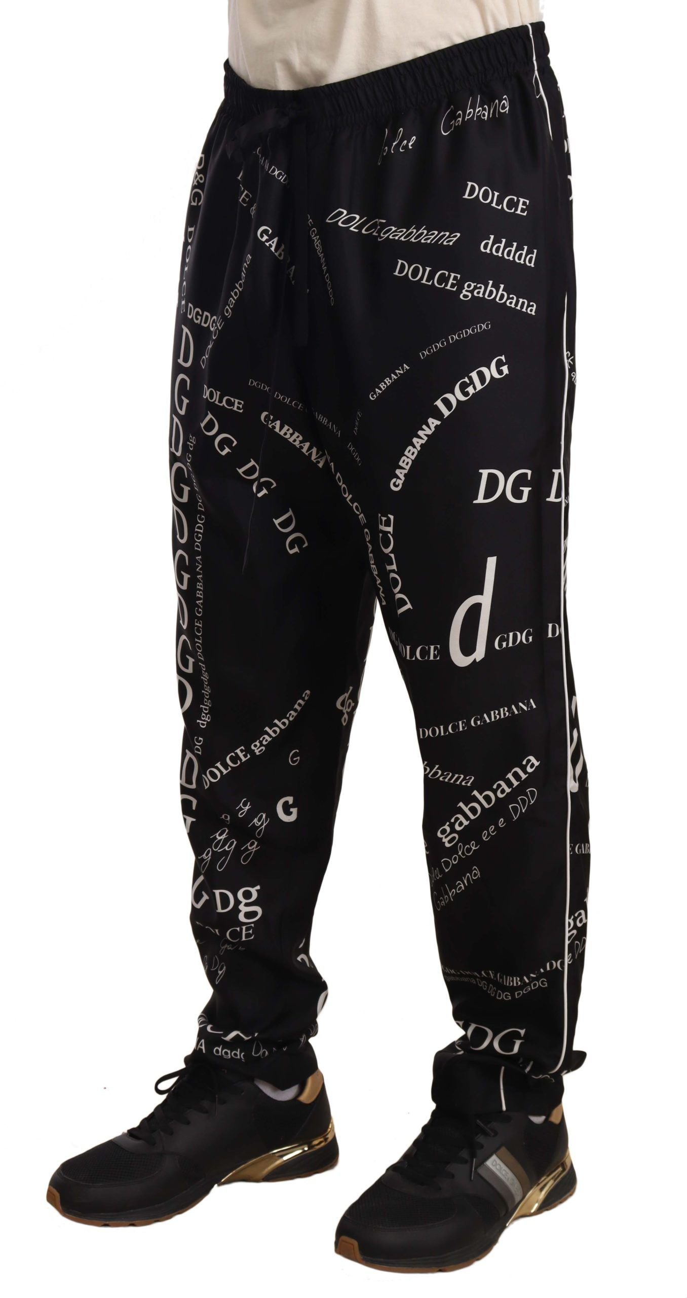 Dolce & Gabbana Elegant Silk Lounge Pants