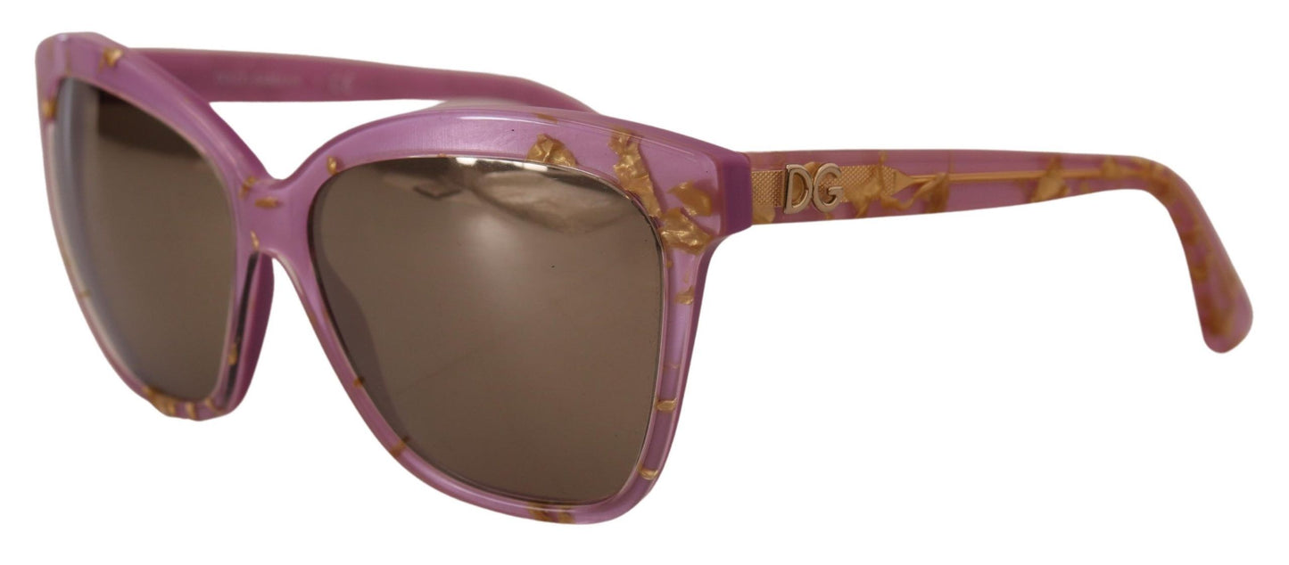 Dolce & Gabbana Elegant Violet Gradient Sunglasses