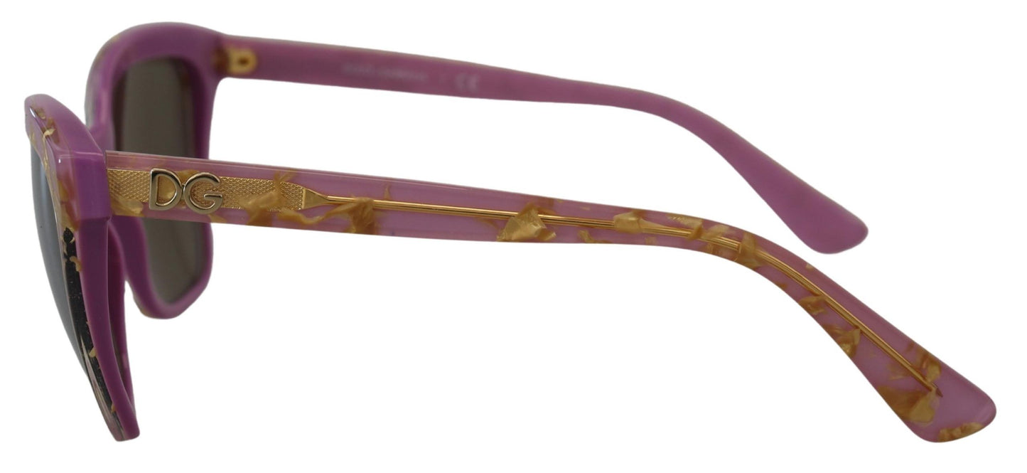 Dolce & Gabbana Elegant Violet Gradient Sunglasses