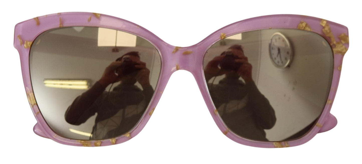 Dolce & Gabbana Elegant Violet Gradient Sunglasses