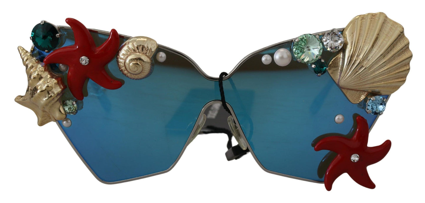 Dolce & Gabbana Chic Geometric Shell Sunglasses