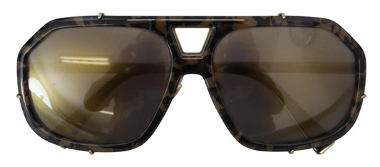 Dolce & Gabbana Brown Camo Matte Mirror DG2167 Sunglasses