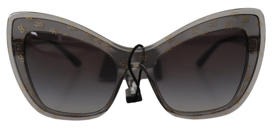 Dolce & Gabbana Elegant Grey Gradient Designer Sunglasses