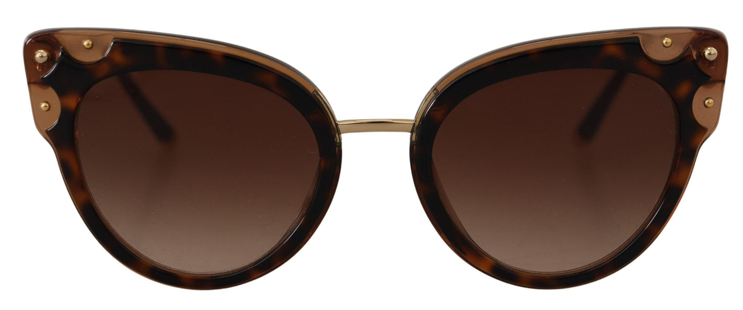 Dolce & Gabbana Elegant Brown Acetate Ladies Sunglasses