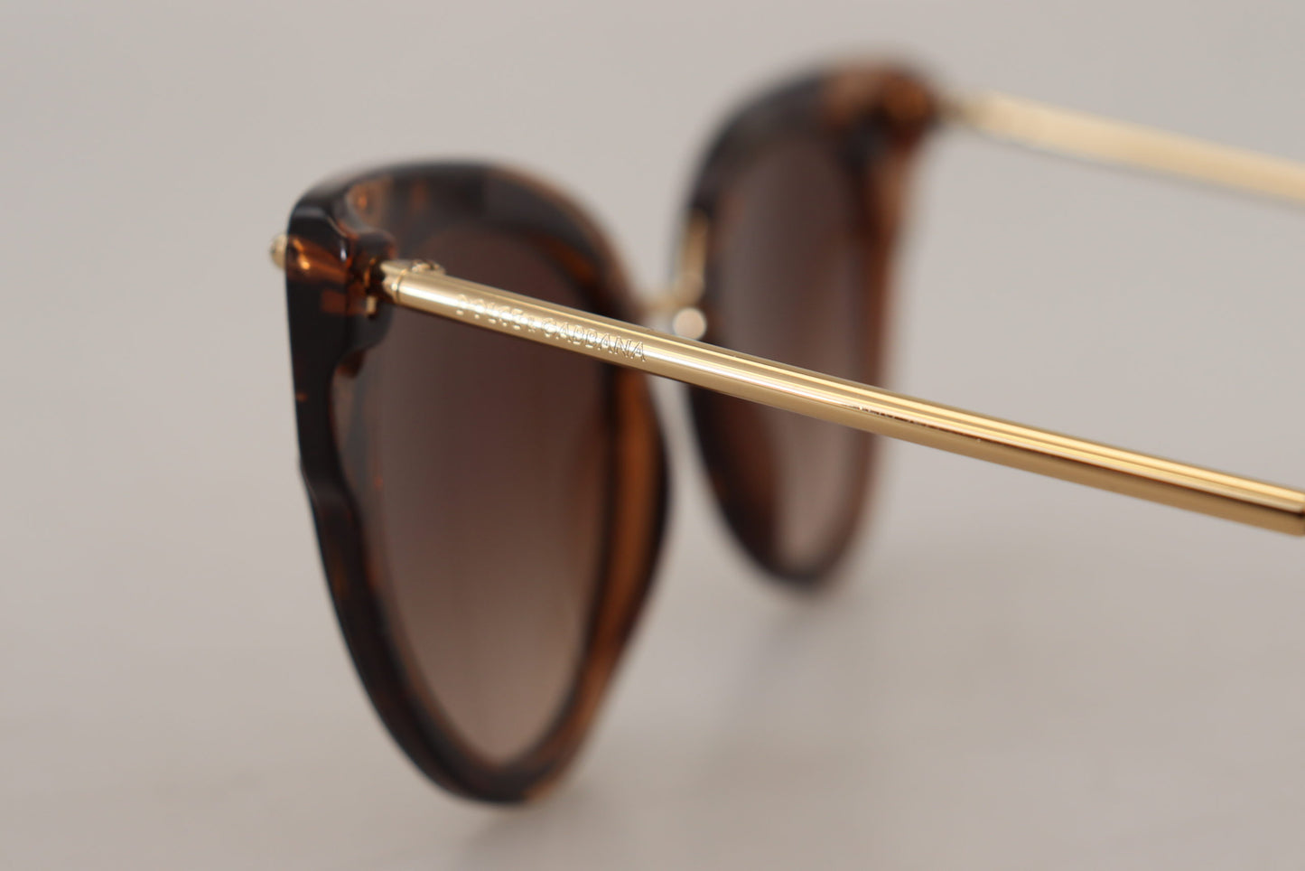 Dolce & Gabbana Elegant Brown Acetate Ladies Sunglasses