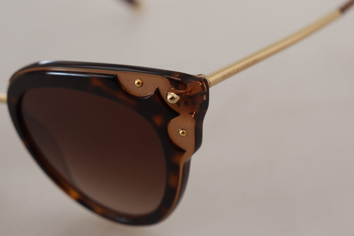 Dolce & Gabbana Elegant Brown Acetate Ladies Sunglasses