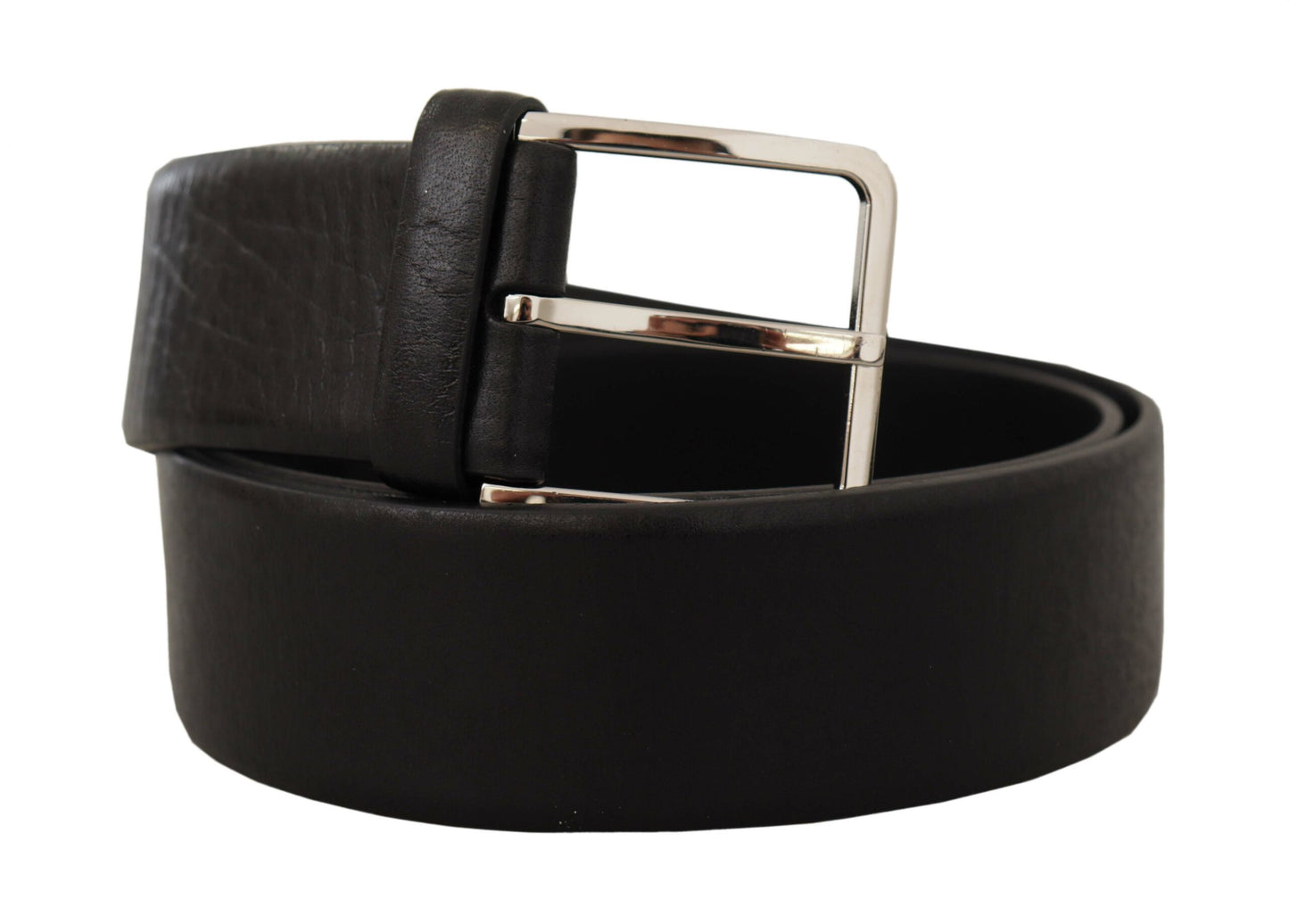 Dolce & Gabbana Elegant Black Leather Belt - Timeless Accessory