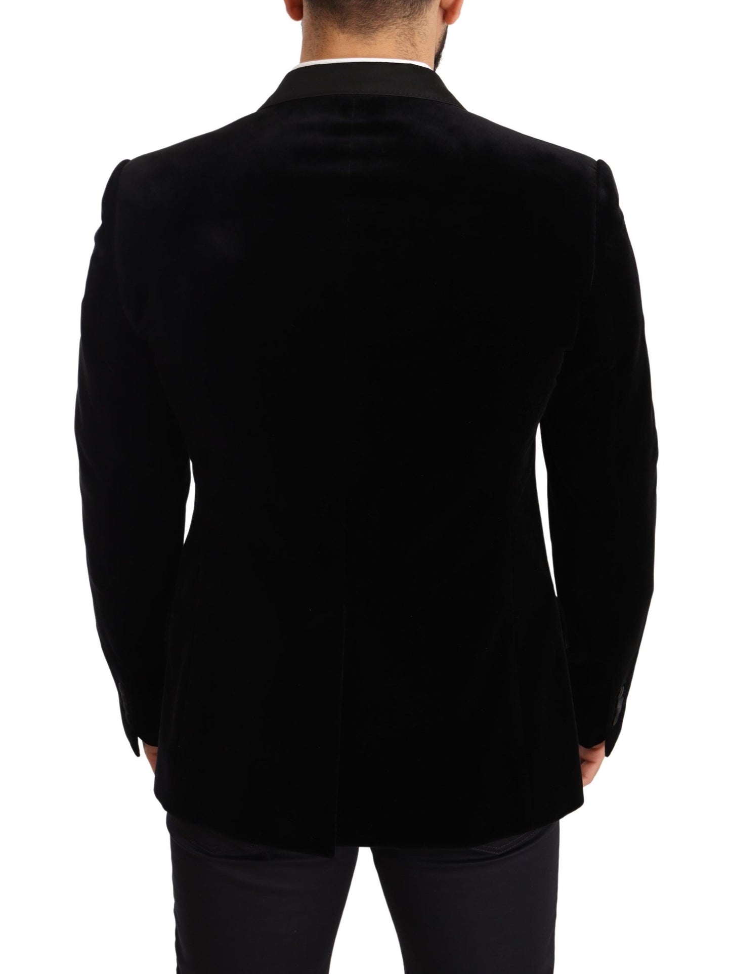 Dolce & Gabbana Elegant Slim Fit Sicilia Blazer with Embroidery