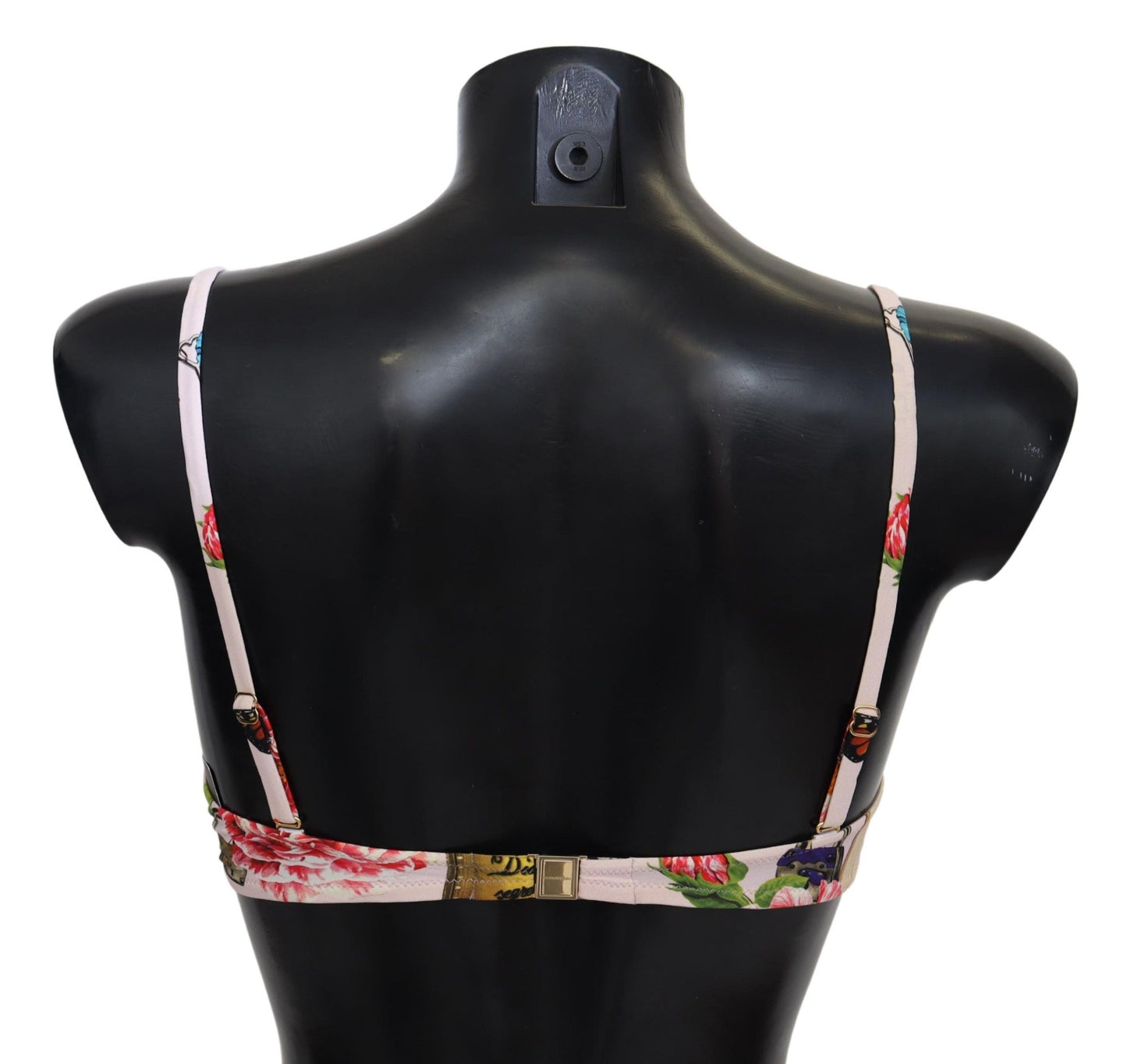 Dolce & Gabbana Vibrant Floral Bikini Top - Lightweight & Elastic