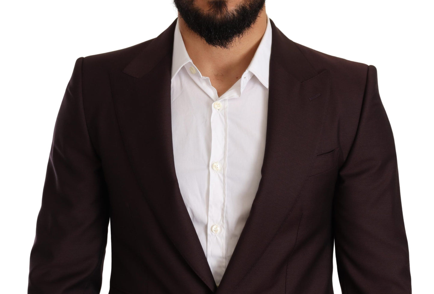 Dolce & Gabbana Elegant Purple Slim Fit Blazer