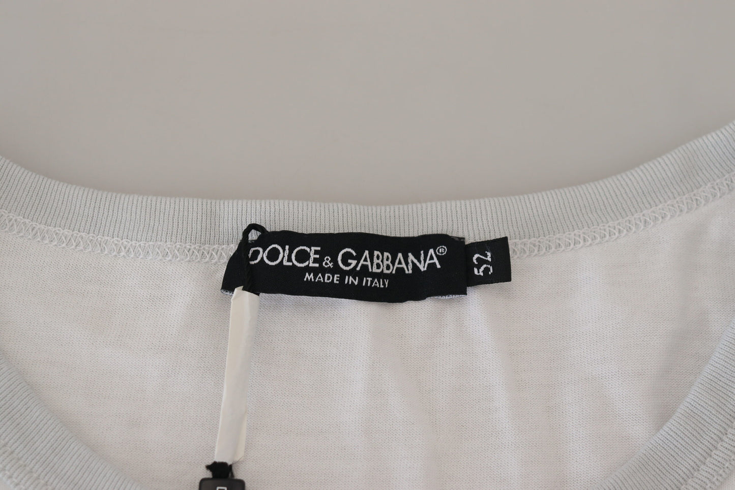 Dolce & Gabbana Elegant White Cotton Tee