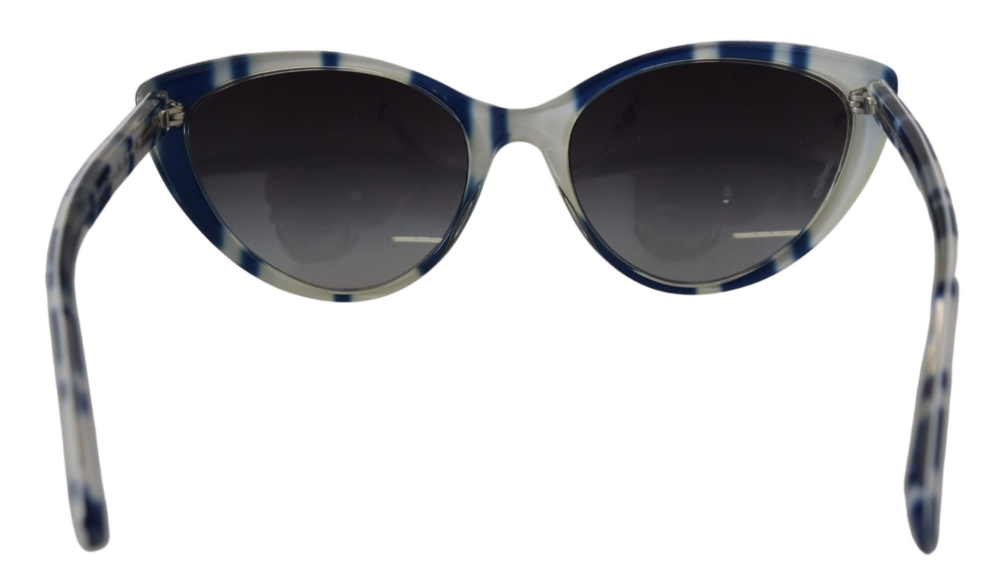 Dolce & Gabbana Elegant Blue & White Gradient Sunglasses