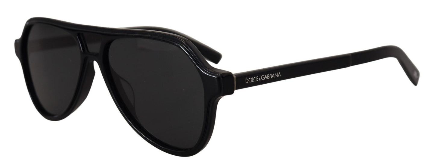 Dolce & Gabbana Elegant Black Sunglasses for Men