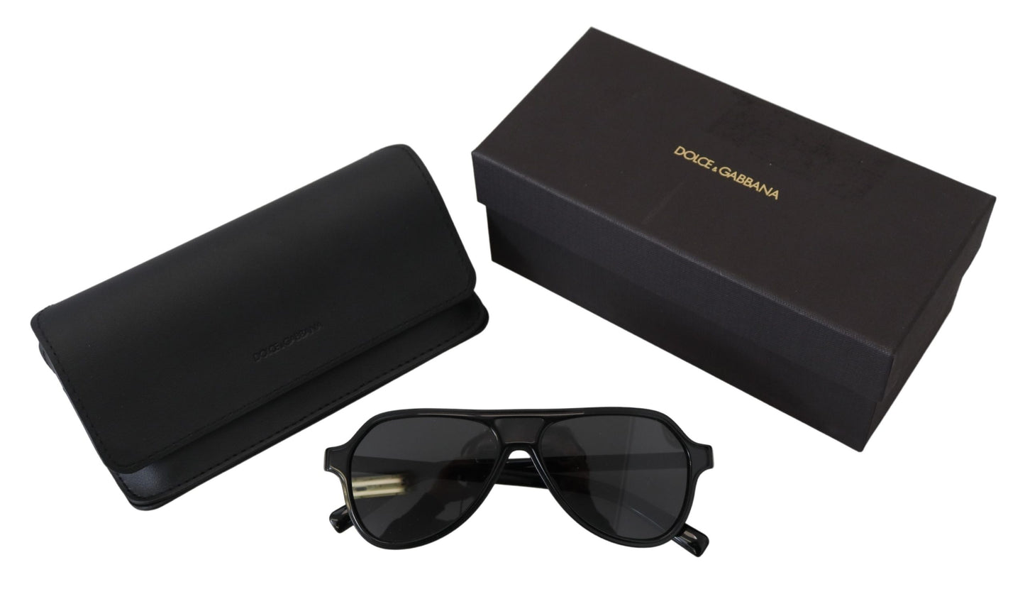 Dolce & Gabbana Elegant Black Sunglasses for Men