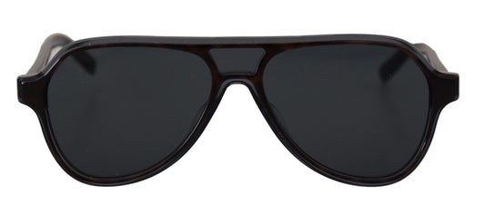 Dolce & Gabbana Chic Crystal-Layered Black Sunglasses