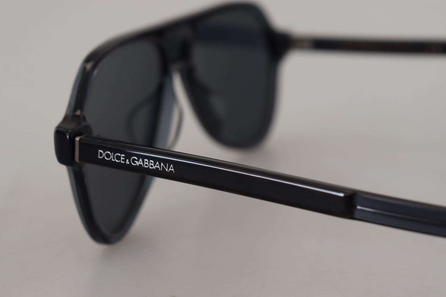 Dolce & Gabbana Chic Crystal-Layered Black Sunglasses