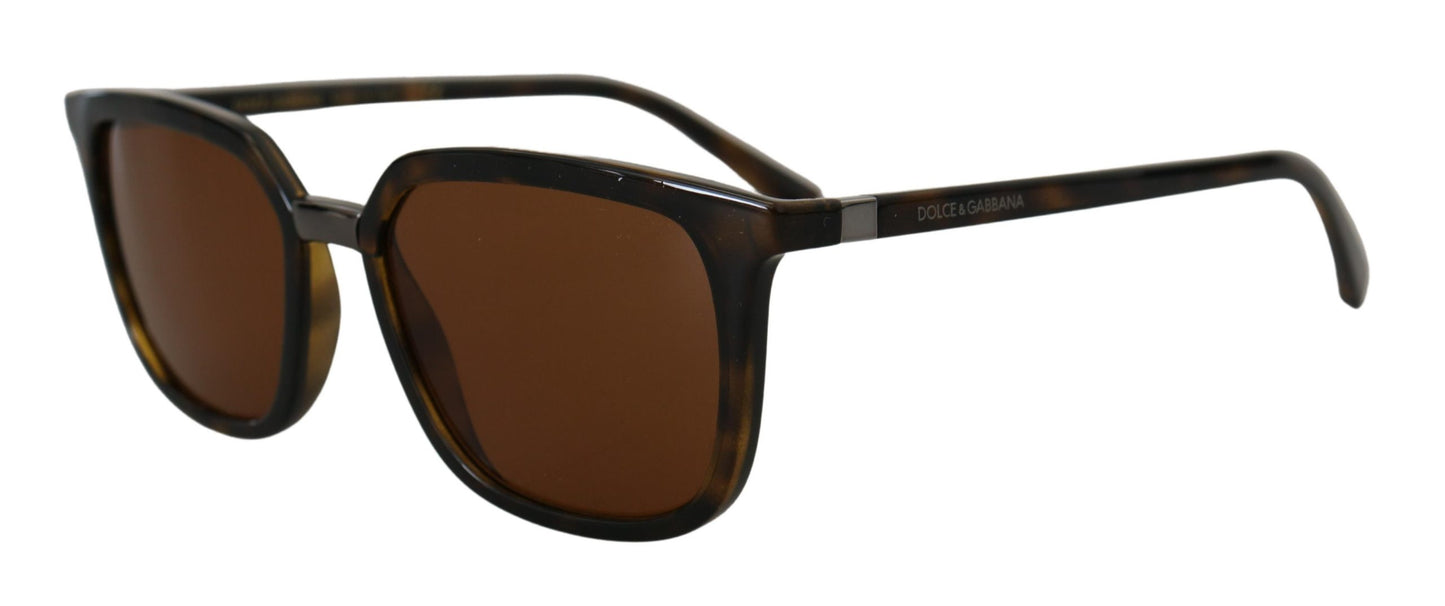 Dolce & Gabbana Elegant Unisex Brown Sunglasses