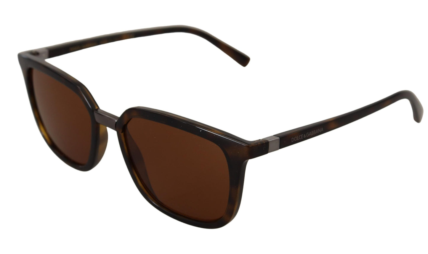 Dolce & Gabbana Elegant Unisex Brown Sunglasses