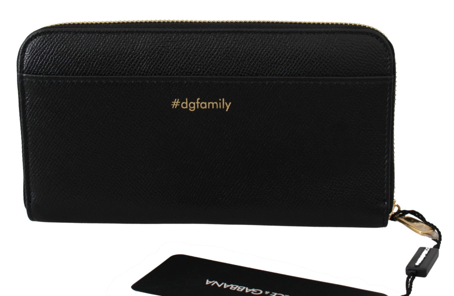 Dolce & Gabbana Elegant Black Continental Clutch Wallet