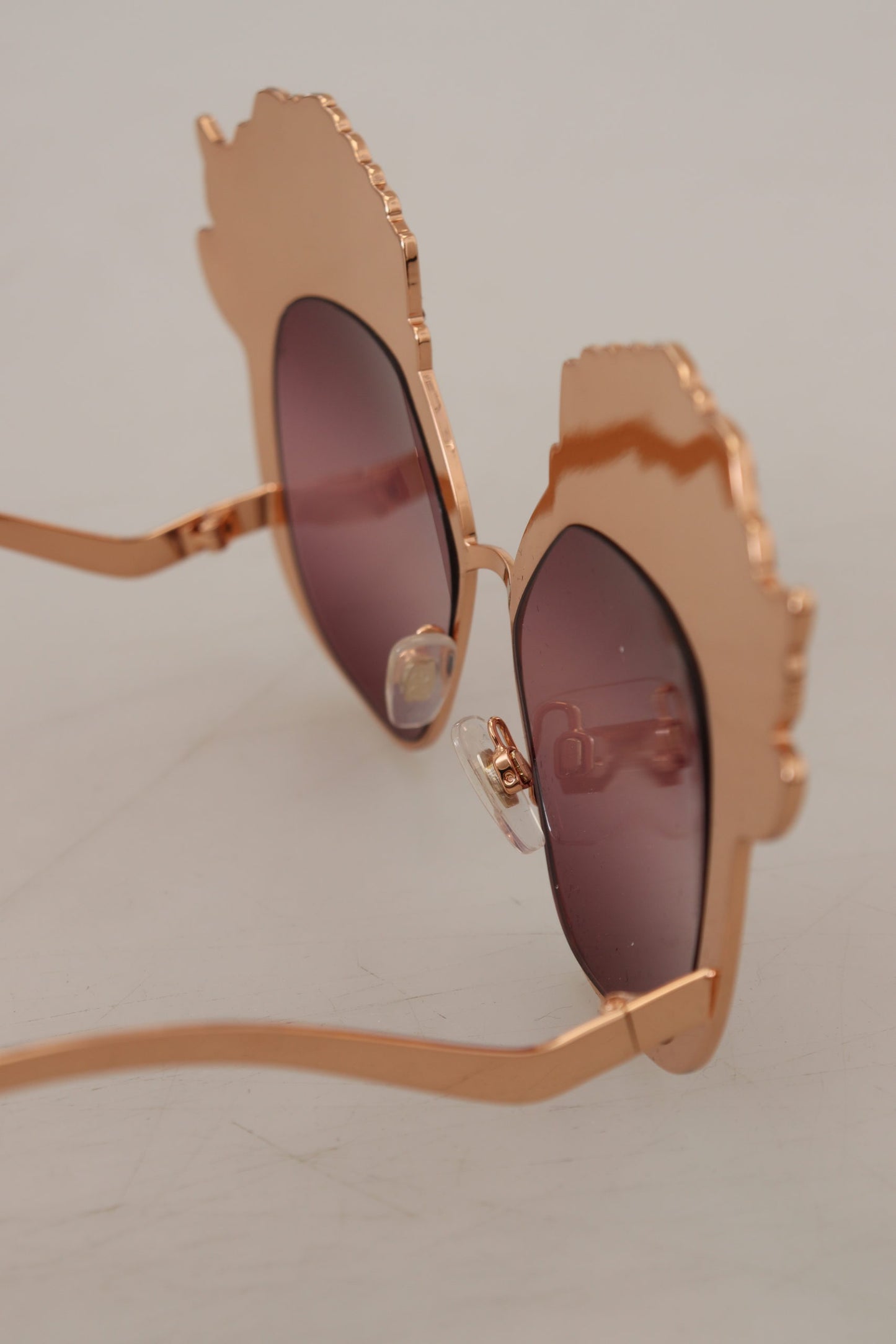 Dolce & Gabbana Chic Rose Sequin Embroidered Sunglasses