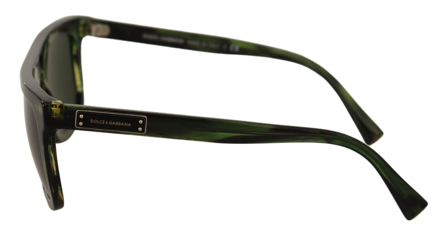 Dolce & Gabbana Elegant Green Acetate Men's Sunglasses