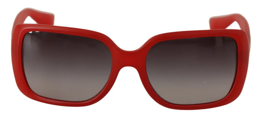 Dolce & Gabbana Elegant Rectangular Men's Red Sunglasses