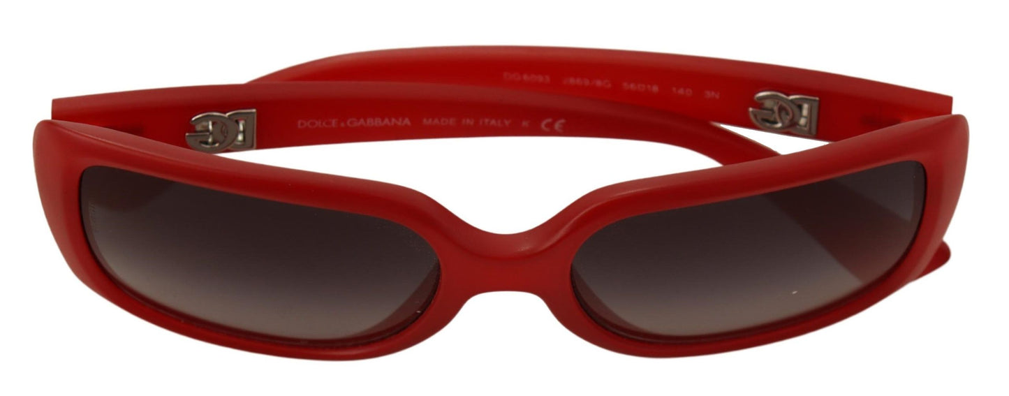 Dolce & Gabbana Elegant Rectangular Men's Red Sunglasses