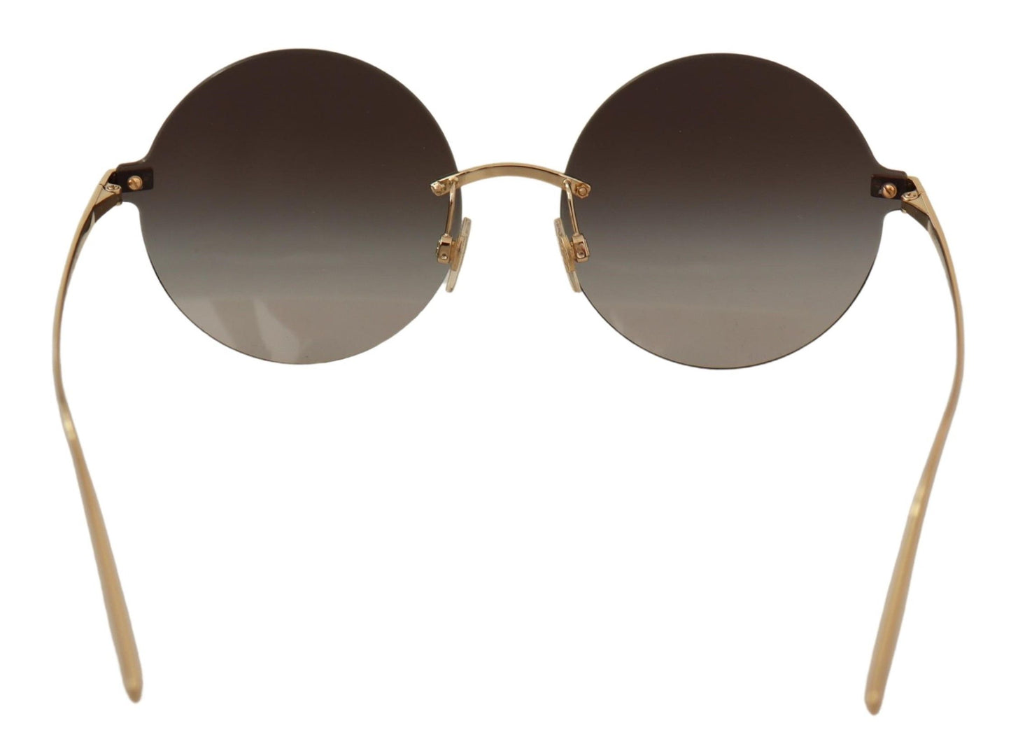 Dolce & Gabbana Elegant Gold-Tinted Italian Sunglasses