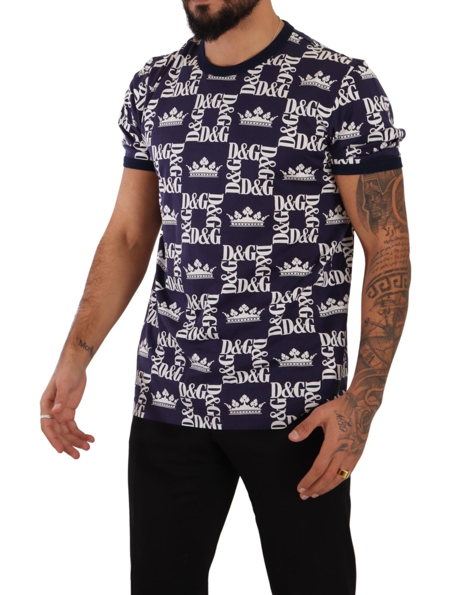 Dolce & Gabbana Regal Crown Print Crewneck T-Shirt