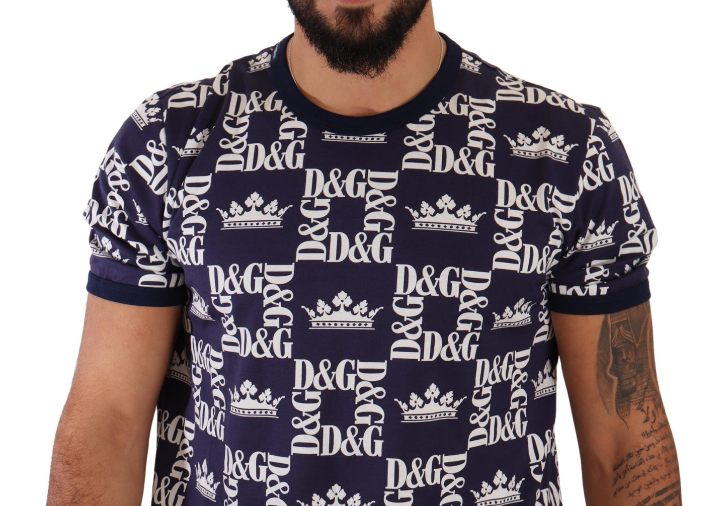 Dolce & Gabbana Regal Crown Print Crewneck T-Shirt