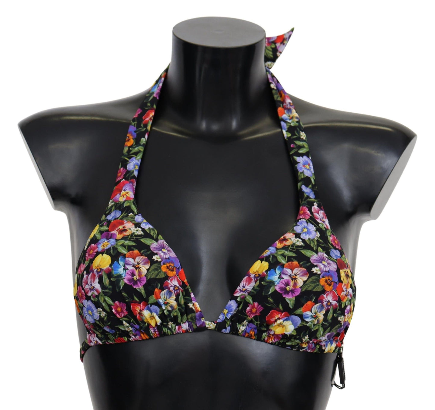 Dolce & Gabbana Chic Floral Printed Bikini Top