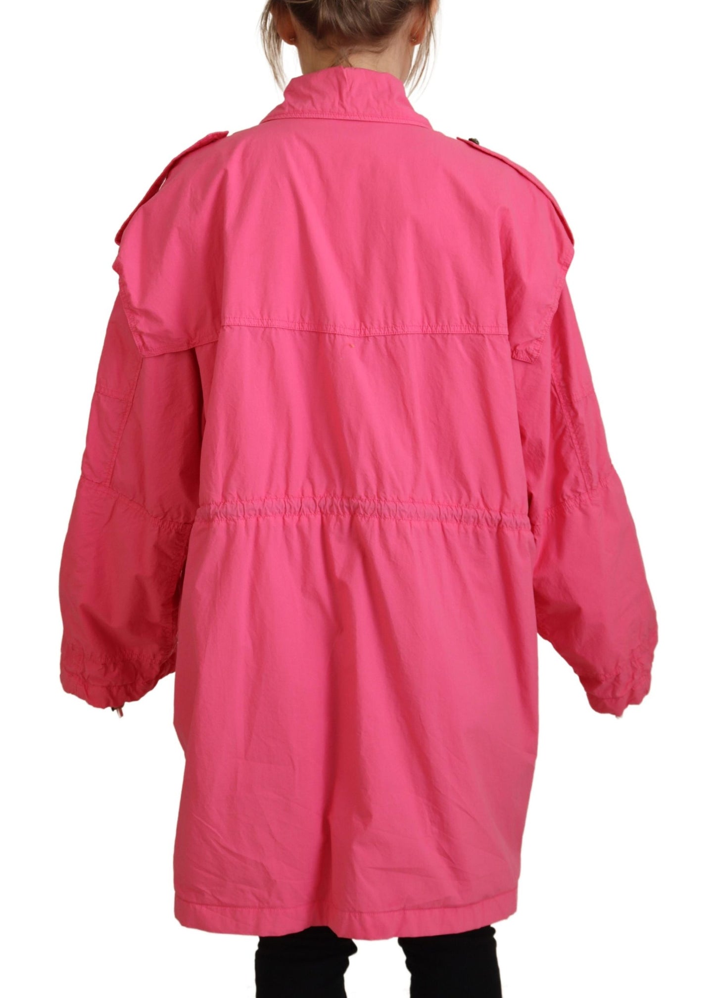 Dolce & Gabbana Chic Pink Windbreaker Jacket