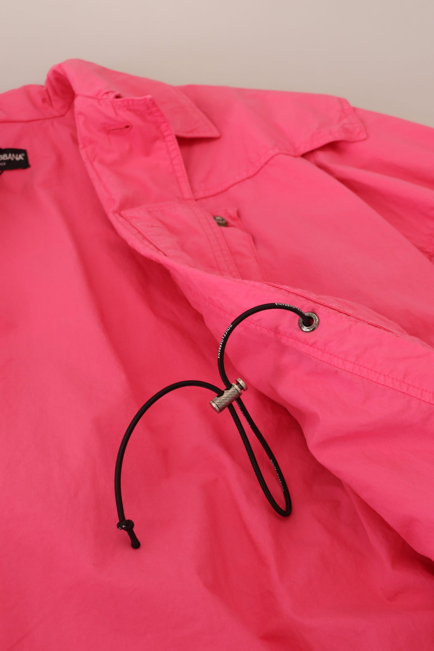 Dolce & Gabbana Chic Pink Windbreaker Jacket