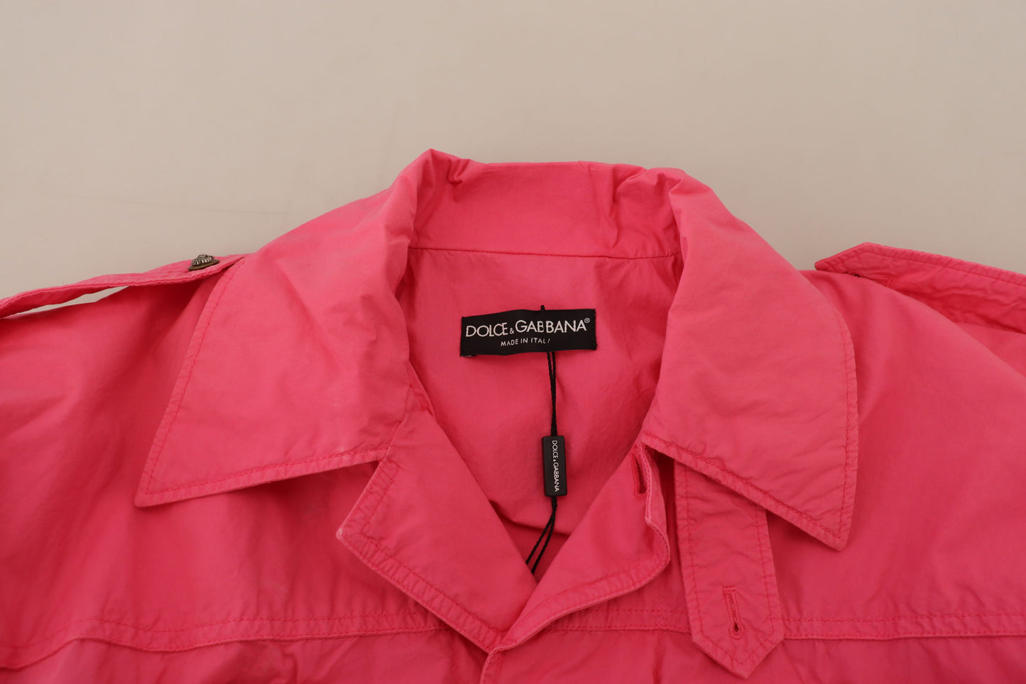 Dolce & Gabbana Chic Pink Windbreaker Jacket