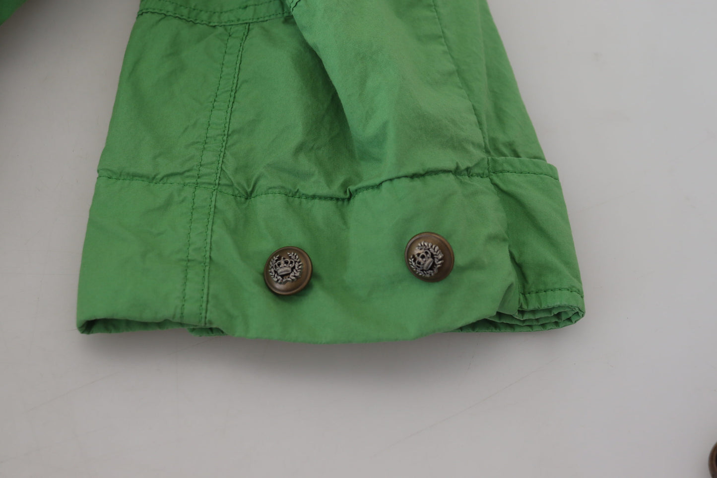 Dolce & Gabbana Elegant Green Buttoned Jacket