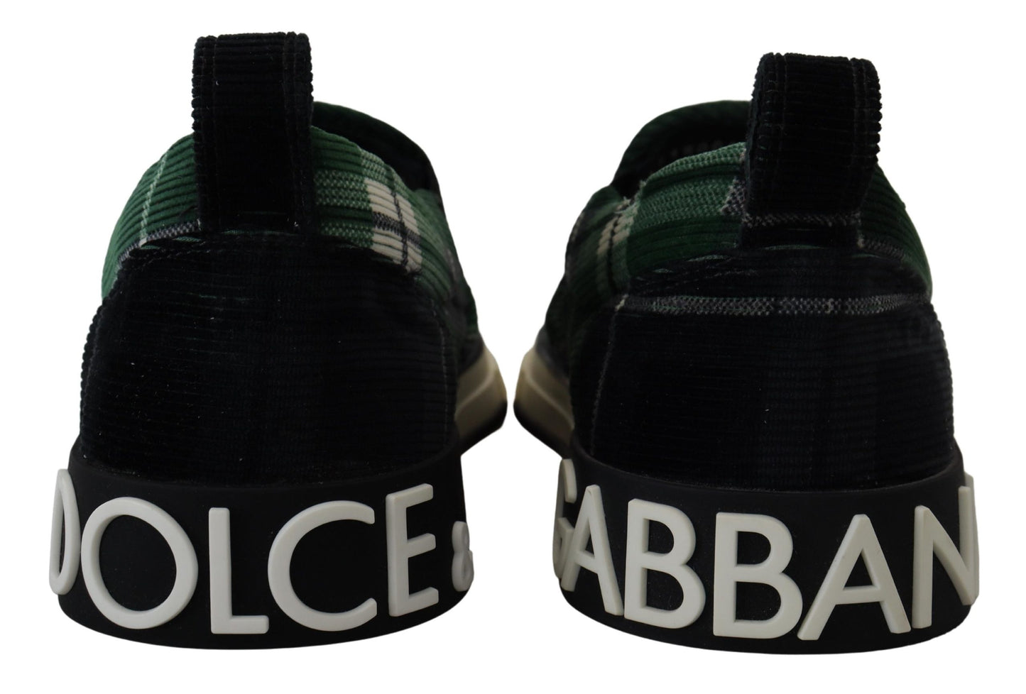 Dolce & Gabbana Elegant Velvet Green Loafers Sneakers