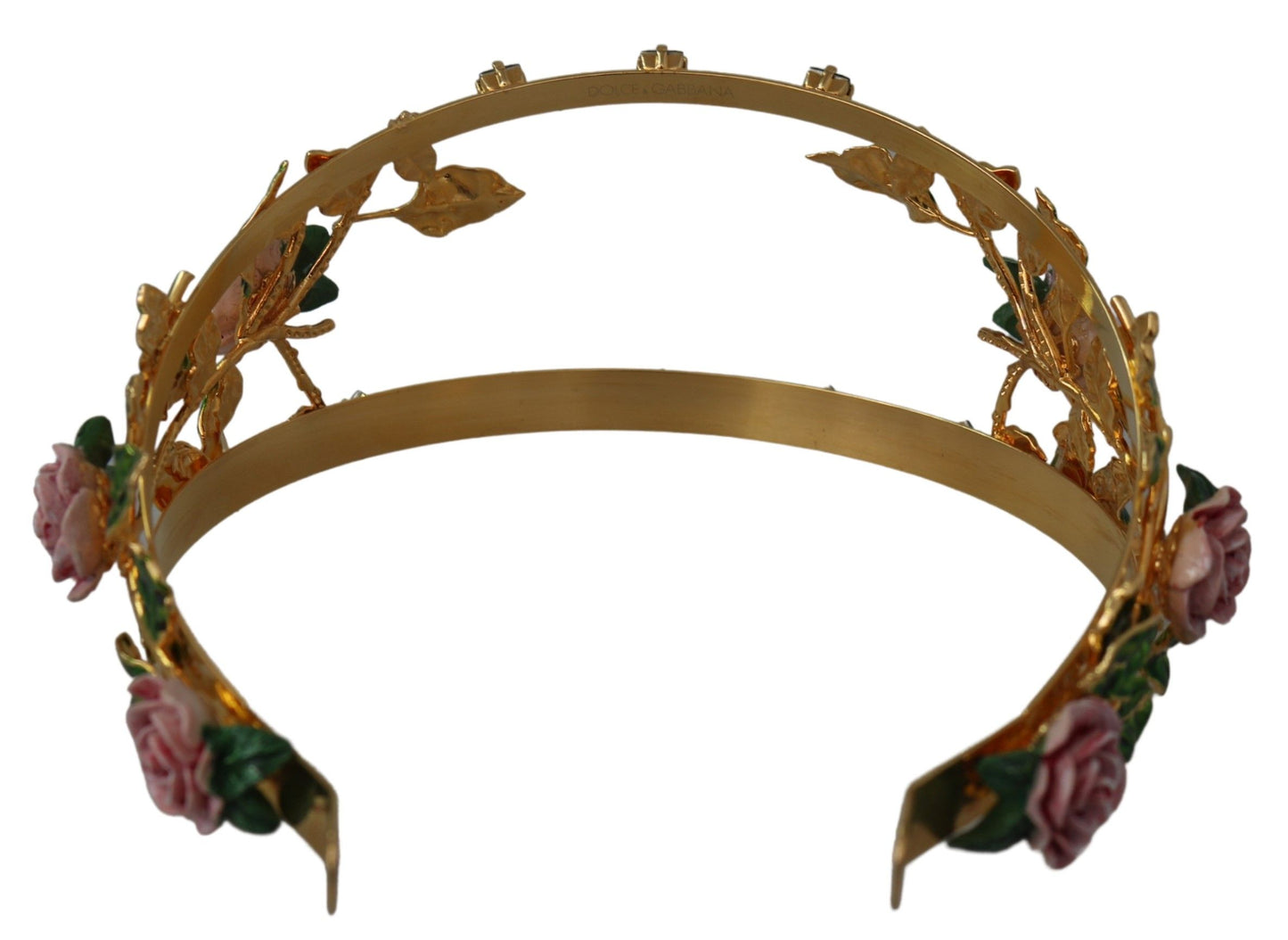 Dolce & Gabbana Enchanting Floral Crystal Diadem