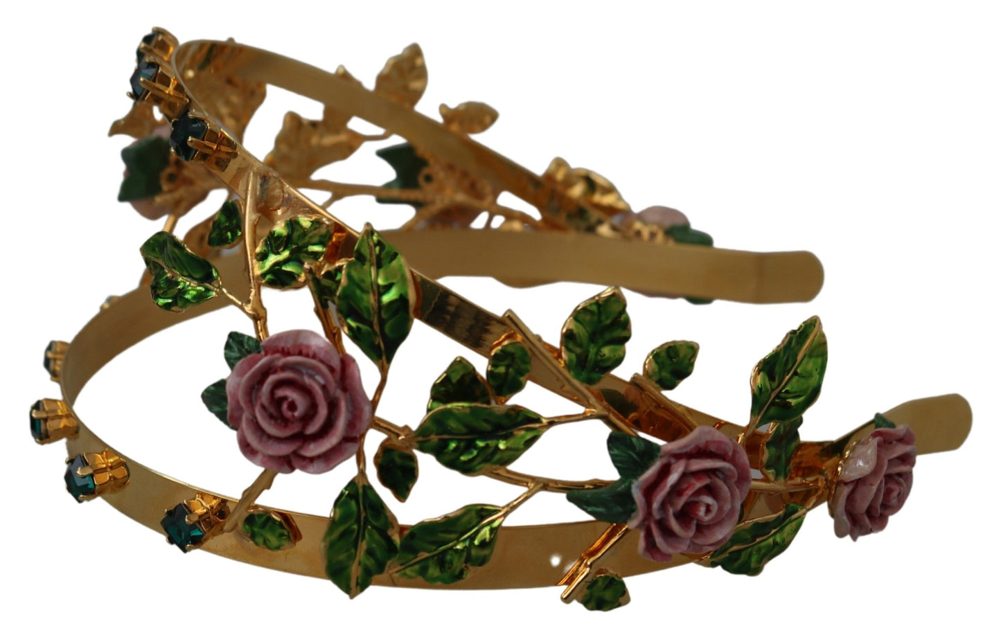 Dolce & Gabbana Enchanting Floral Crystal Diadem