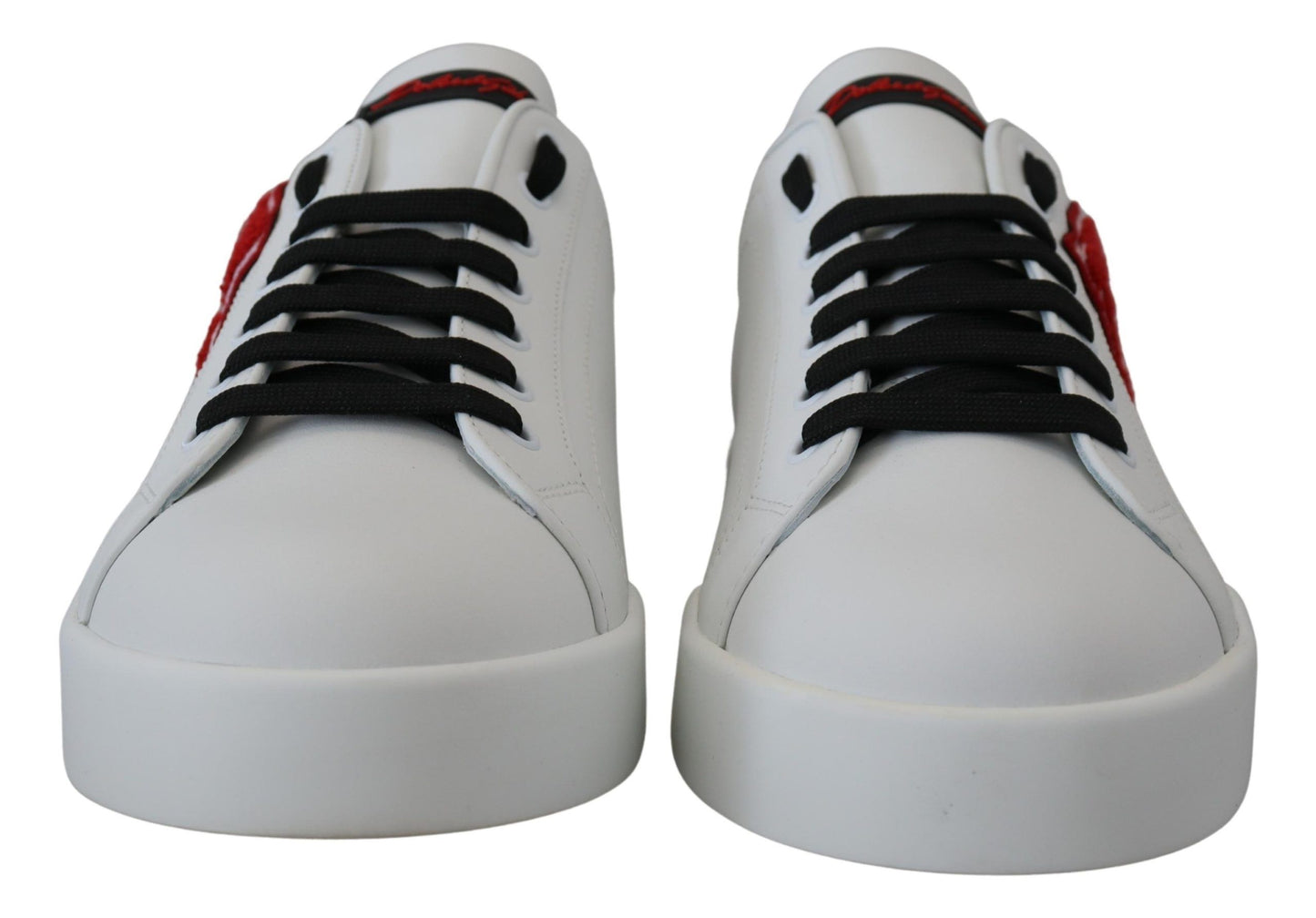 Dolce & Gabbana Elevate Your Game with Chic White Sneakers