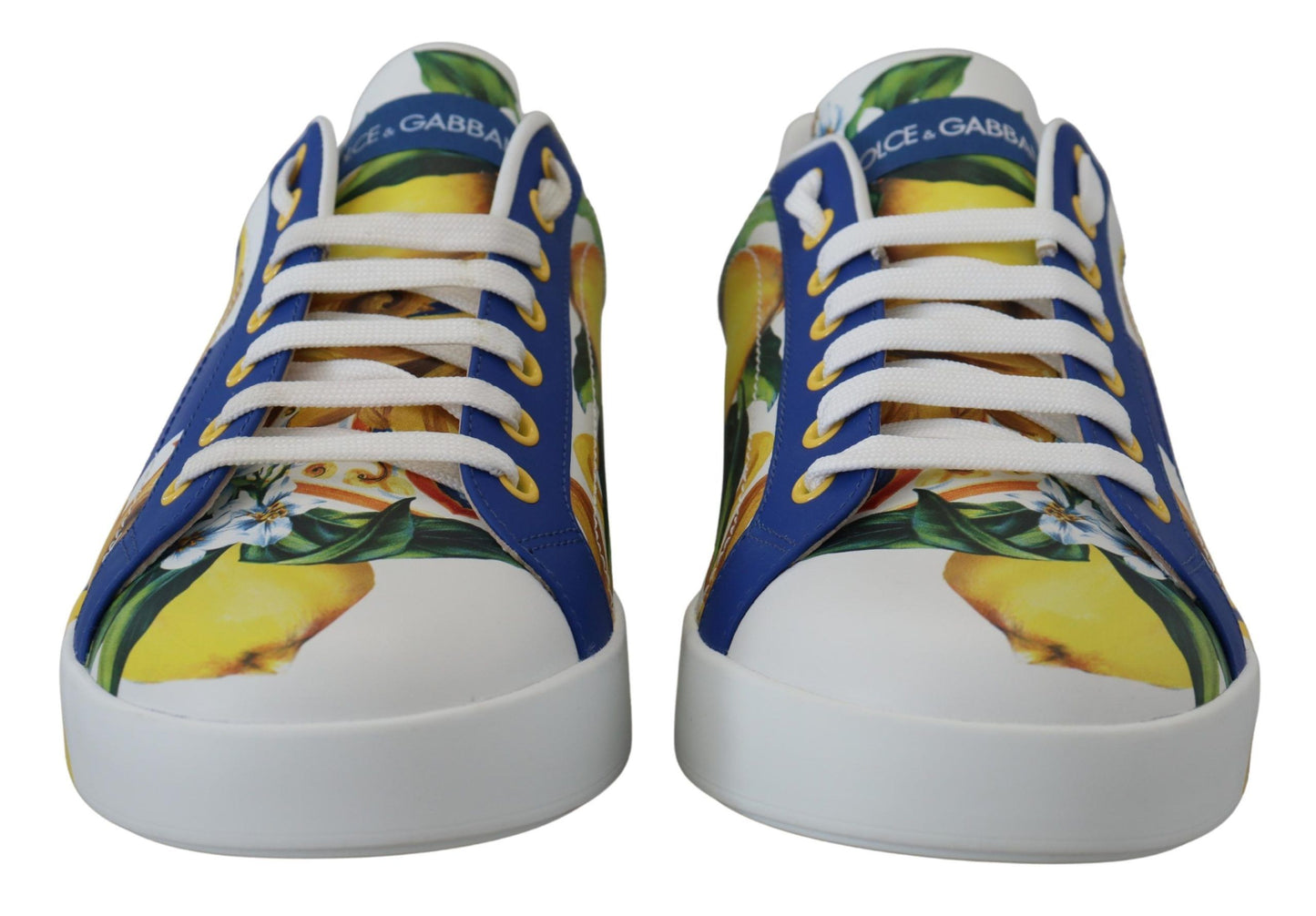 Dolce & Gabbana Elegant Multicolor Leather Low Top Sneakers